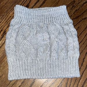 Tube knit top / neck scarf